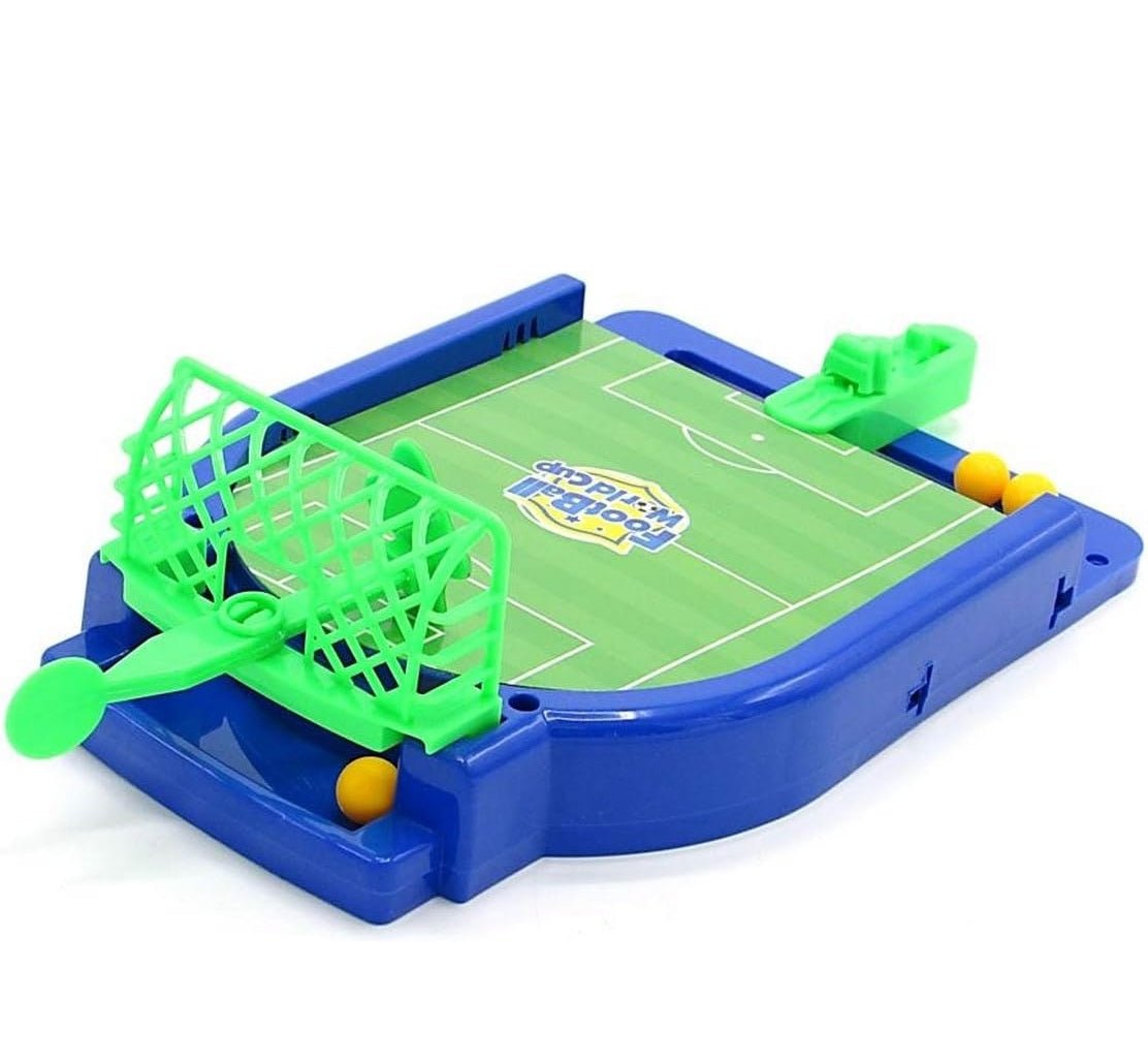 LORDEX Football Flick Game – Mini Tabletop Soccer Game with Launcher, Goalkeeper & Football for Kids