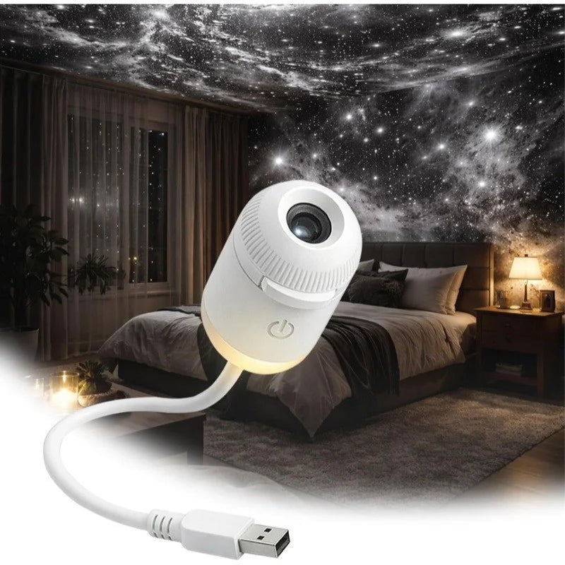 2-in-1 Galaxy Projector Night Light
