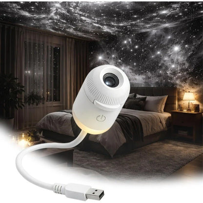 2-in-1 Galaxy Projector Night Light