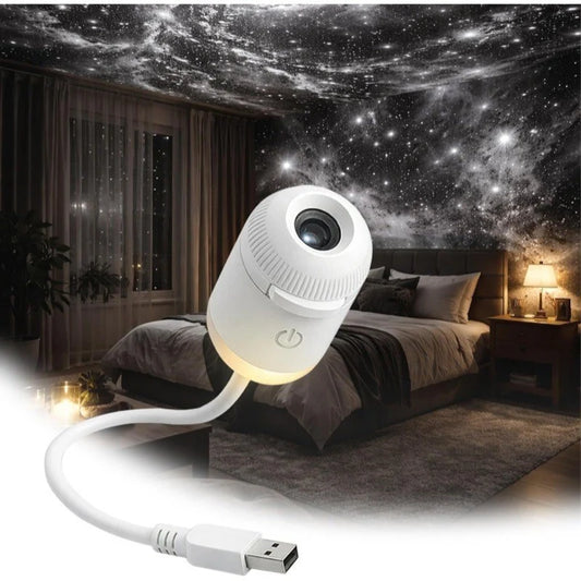 2-in-1 Galaxy Projector Night Light