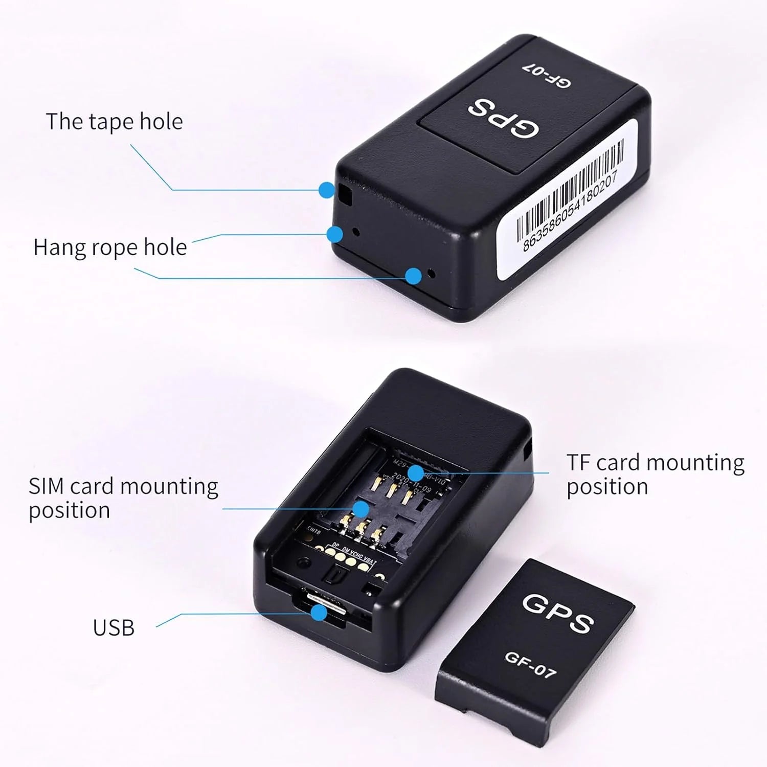 Mini GPS Tracker  Monitor and Track