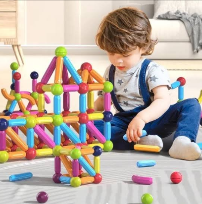 Kids Intelligent Magnetic Construction Set