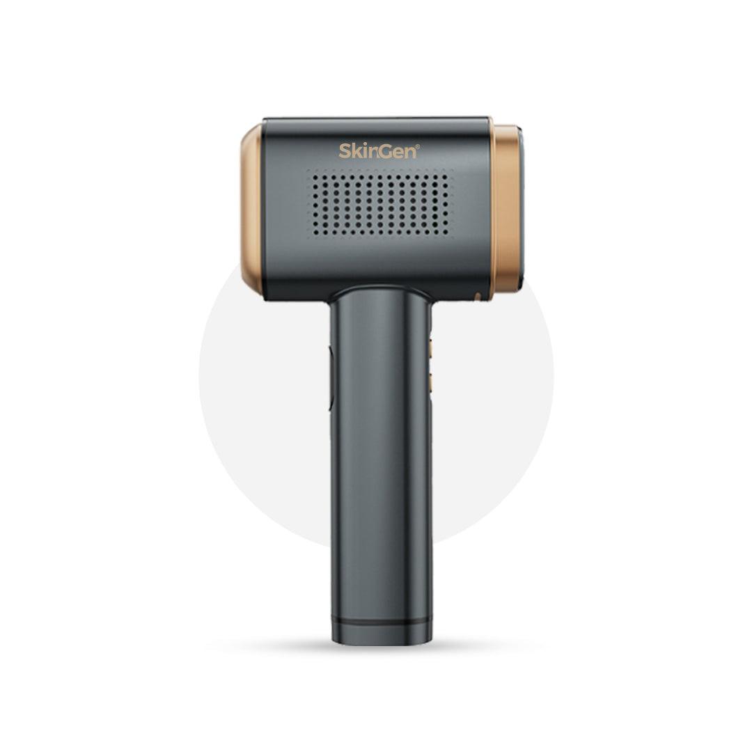 SkinGen Sapphire Ice Premium IPL Hair Removal Device – At-Home Hair Reducer with Cooling Technology