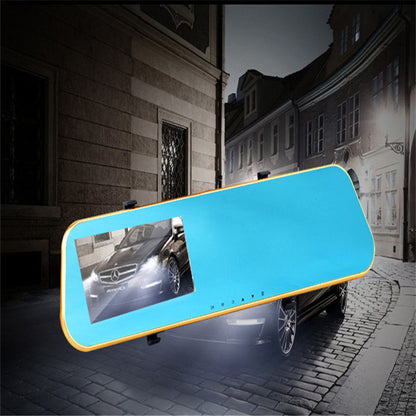 4.2" Rearview Mirror Driving Recorder – 1080P HD Dash Camera with 140° Wide-Angle Lens & TF Card Support
