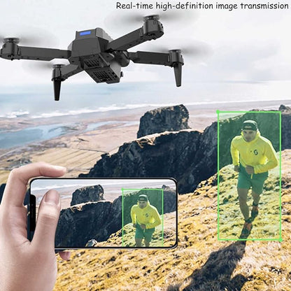 E99 Foldable Drone Camera – 720P HD WiFi Quadcopter with Altitude Hold, 360° Flip & One-Key Takeoff