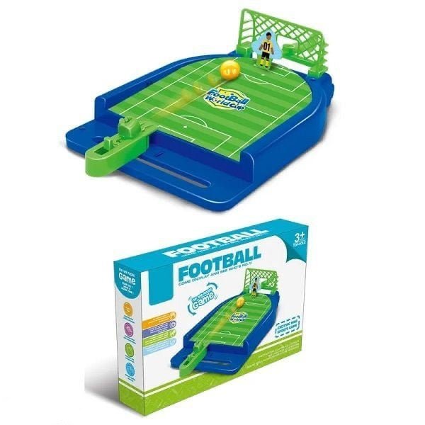 LORDEX Football Flick Game – Mini Tabletop Soccer Game with Launcher, Goalkeeper & Football for Kids