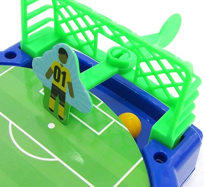 LORDEX Football Flick Game – Mini Tabletop Soccer Game with Launcher, Goalkeeper & Football for Kids